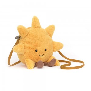 Pluszaki Jellycat Amuseables Sun,24cm x 26cm x 5cm Żółte | Polska KMWD-92840