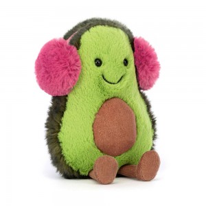 Pluszaki Jellycat Amuseables Toastie Amuseables Avocado,17cm x 9cm x 5cm Zielone | Polska PCAT-74019
