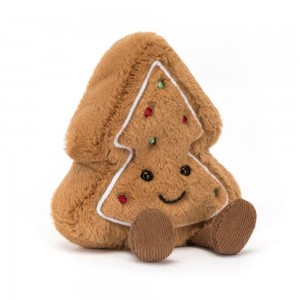Pluszaki Jellycat Amuseables Tree Cookie,14cm x 10cm x 3cm Brązowe | Polska MAPX-32981