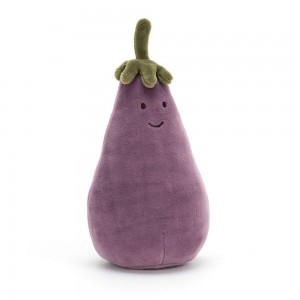 Pluszaki Jellycat Amuseables Vivacious Vegetable Aubergine,16cm x 9cm x 9cm Fioletowe | Polska BLCV-59721