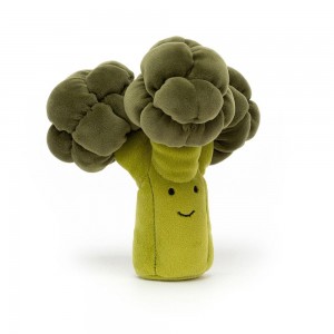 Pluszaki Jellycat Amuseables Vivacious Vegetable Broccoli,16cm x 13cm x 13cm Zielone | Polska OMEP-10254
