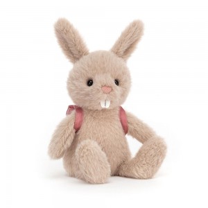 Pluszaki Jellycat Backpack Króliczek,8.7in x 3.5in x 3.1in Brązowe | Polska JXFL-50796