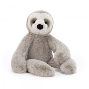 Pluszaki Jellycat Bailey Sloth,41cm x 11cm x 10cm Szare | Polska ITZA-28390
