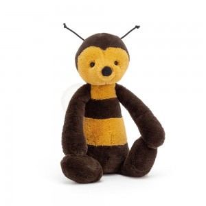 Pluszaki Jellycat Bashful Bee,31cm x 12cm x 9cm Czarne | Polska VUTL-82076