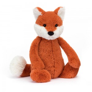 Pluszaki Jellycat Bashful Fox Cub,31cm x 12cm x 9cm Pomarańczowe | Polska MFHU-76821
