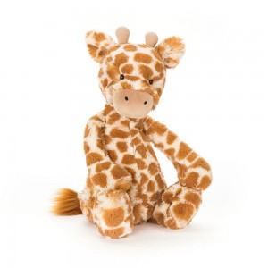 Pluszaki Jellycat Bashful Giraffe,31cm x 12cm x 9cm Pomarańczowe | Polska LDNS-38571
