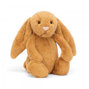 Pluszaki Jellycat Bashful Golden Króliczek,31cm x 12cm x 9cm Żółte | Polska UBXC-30576