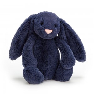 Pluszaki Jellycat Bashful Króliczek,31cm x 12cm x 9cm Niebieskie | Polska JEBD-50187
