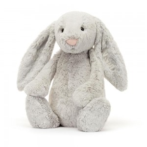 Pluszaki Jellycat Bashful Króliczek Huge,51cm x 21cm x 12cm Szare | Polska LAOZ-87923