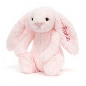 Pluszaki Jellycat Bashful Króliczek Medium,51cm x 21cm x 12cm Różowe | Polska BNJC-75390
