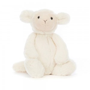 Pluszaki Jellycat Bashful Lamb,31cm x 12cm x 9cm Białe | Polska KLPT-10485