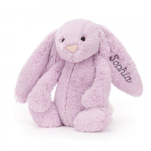Pluszaki Jellycat Bashful Lilac Króliczek Medium,31cm x 12cm x 9cm Fioletowe | Polska DEQS-94236
