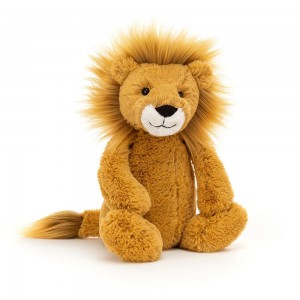 Pluszaki Jellycat Bashful Lion,31cm x 12cm x 9cm Żółte | Polska LCBI-27986