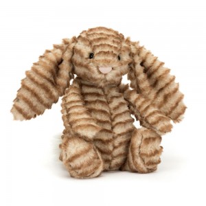 Pluszaki Jellycat Bashful Luxe Króliczek Juniper,31cm x 12cm x 9cm Brązowe | Polska AJMC-03156