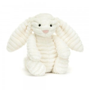 Pluszaki Jellycat Bashful Luxe Króliczek Nimbus,31cm x 12cm x 9cm Białe | Polska PHME-85402
