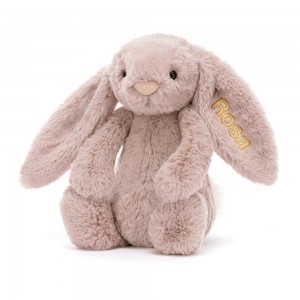 Pluszaki Jellycat Bashful Luxe Króliczek Medium,31cm x 12cm x 9cm Różowe | Polska FURE-79326
