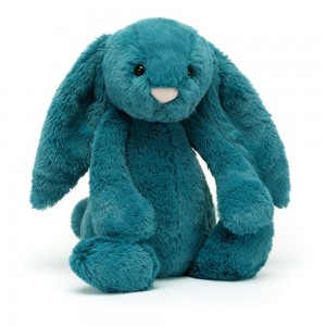 Pluszaki Jellycat Bashful Mineral Króliczek,31cm x 12cm x 9cm Niebieskie | Polska FJLG-38659