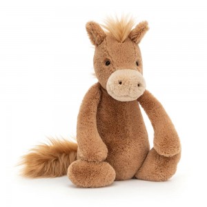 Pluszaki Jellycat Bashful Pony,31cm x 12cm x 9cm Brązowe | Polska ACGL-38956