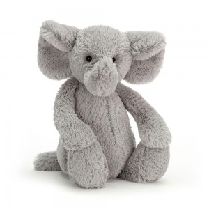 Pluszaki Jellycat Bashful Słoń,31cm x 12cm x 9cm Szare | Polska OFRS-10596