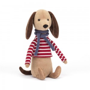 Pluszaki Jellycat Beatnik Buddy Sausage Piesek,11.8in x 2.8in x 2in Brązowe | Polska MPGO-29185