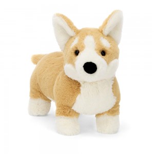 Pluszaki Jellycat Betty Corgi,7.1in x 3.5in x 8.3in Żółte | Polska INKY-02163