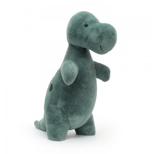 Pluszaki Jellycat Big Spottie T-Rex,45cm x 15cm x 23cm Zielone | Polska TDPI-15734