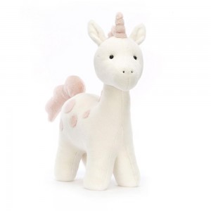 Pluszaki Jellycat Big Spottie Unicorn,42cm x 15cm x 23cm Białe | Polska PEZD-80316