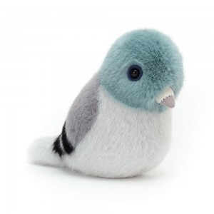 Pluszaki Jellycat Birdling Pigeon,10cm x 7cm x 9cm Szare | Polska ZKOT-93218