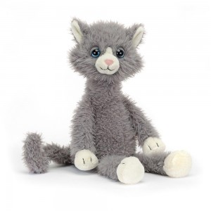 Pluszaki Jellycat Blowzy Belle Jelonek,16.9in x 3.9in x 5.1in Szare | Polska CEIH-47890