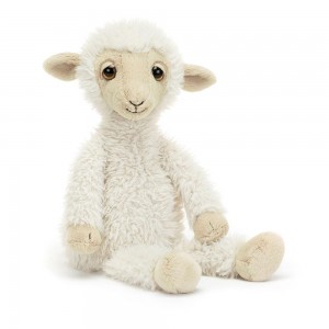 Pluszaki Jellycat Blowzy Belle Sheep,43cm x 10cm x 13cm Białe | Polska VNFH-10936