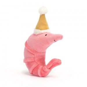 Pluszaki Jellycat Celebration Crustacean Shrimp,14cm x 4cm x 11cm Różowe | Polska IXCN-15638