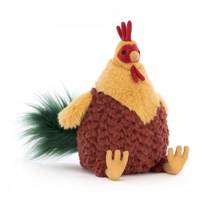 Pluszaki Jellycat Cluny Cockerel,26cm x 12cm x 15cm Brązowe | Polska LWBO-92605