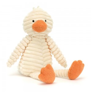 Pluszaki Jellycat Cordy Roy Duckling,33cm x 10cm x 12cm Żółte | Polska HDFN-21037