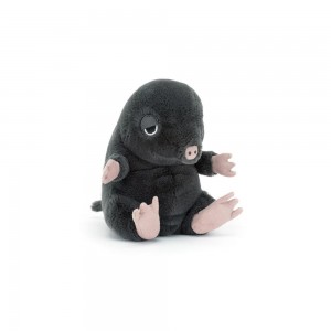 Pluszaki Jellycat Cuddlebud Morgan Mole,16cm x 10cm x 8cm Czarne | Polska ZUGF-06734
