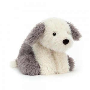 Pluszaki Jellycat Curvie Sheep Piesek,25cm x 16cm x 10cm Szare | Polska VCAG-20158