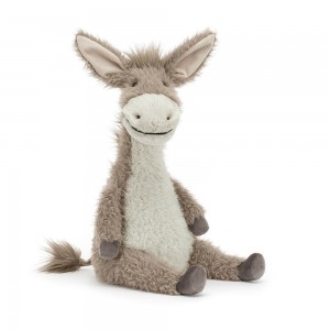 Pluszaki Jellycat Dario Donkey,36cm x 17cm x 15cm Szare | Polska VFDA-72531