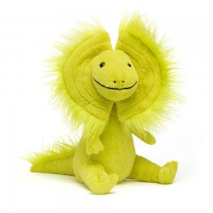 Pluszaki Jellycat Davey Dilophosaurus,27cm x 12cm x 24cm Zielone | Polska QKJR-90536