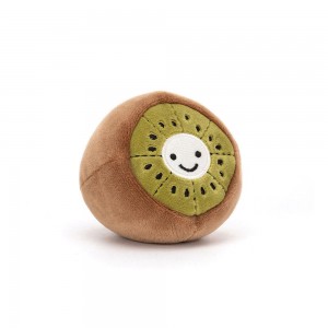 Pluszaki Jellycat Fabulous Fruit Kiwi,8cm x 8cm x 8cm Brązowe | Polska QIZG-34619