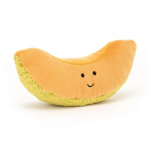 Pluszaki Jellycat Fabulous Fruit Melon,8cm x 17cm x 7cm Pomarańczowe | Polska OQRE-73918