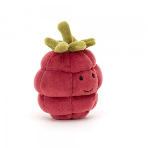 Pluszaki Jellycat Fabulous Fruit Raspberry,8cm x 8cm x 6cm Różowe | Polska ARXP-39841