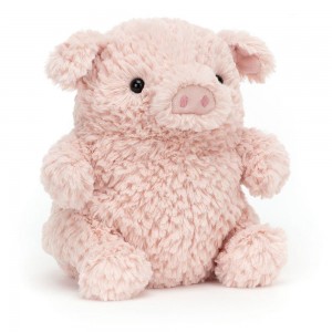 Pluszaki Jellycat Flumpie Pig,20cm x 15cm x 11cm Różowe | Polska CDTZ-47198