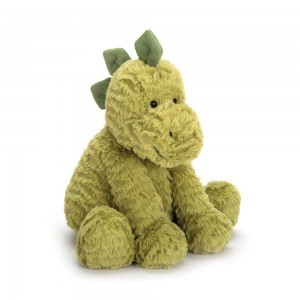 Pluszaki Jellycat Fuddlewuddle Dino,9.1in x 5.1in x 3.5in Zielone | Polska CNBQ-96830