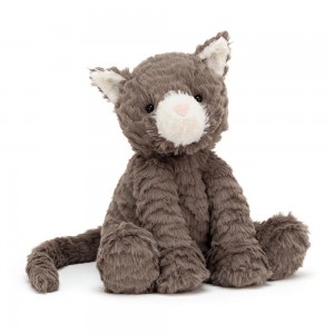 Pluszaki Jellycat Fuddlewuddle Jelonek,23cm x 13cm x 9cm Szare | Polska HKSV-43910