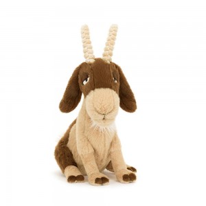Pluszaki Jellycat Glenny Goat,10.6in x 5.5in x 7.5in Brązowe | Polska BICT-37196