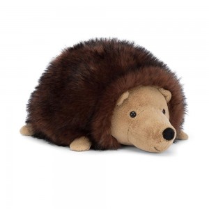 Pluszaki Jellycat Hamish Hedgehog,24cm x 26cm x 41cm Brązowe | Polska KFAS-75908