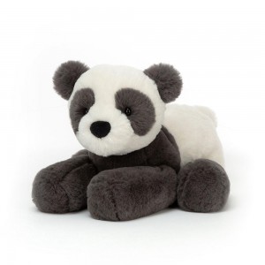 Pluszaki Jellycat Huggady Panda,14cm x 20cm x 23cm Czarne | Polska GTZD-94682