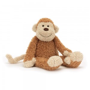 Pluszaki Jellycat Junglie Monkey,45cm x 17cm x 13cm Pomarańczowe | Polska FNGD-31296