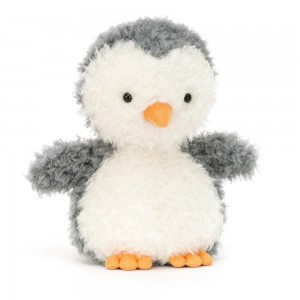 Pluszaki Jellycat Little Penguin,18cm x 10cm x 8cm Szare | Polska IHPC-18649