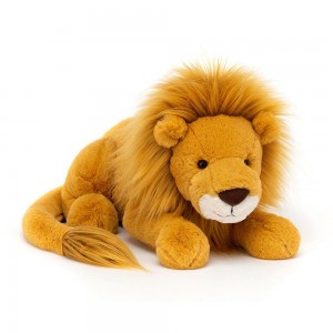 Pluszaki Jellycat Louie Lion,13cm x 14cm x 36cm Żółte | Polska SPXY-82195