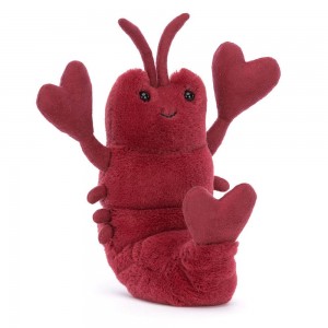 Pluszaki Jellycat Love-Me Lobster,15cm x 7cm x 5cm Czerwone | Polska ZIDS-87039